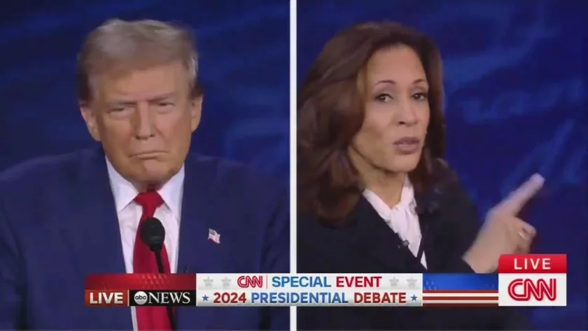 Donald Trump and Kamala Harris debate Дебаты Дональда Трампа и Камалы Харрис Дэбаты Дональда Трампа і Камалы Харыс